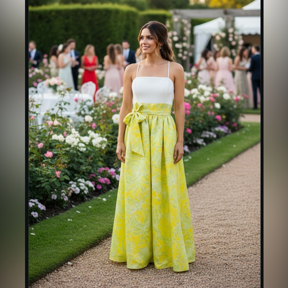 Aidan Mattox floral dress. Same dress worn by Lana Del Ray in Cannes, 2014. NWT